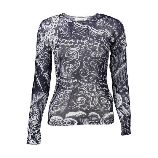 Desigual Blue Viscose Women Sweater DE-8575-M
