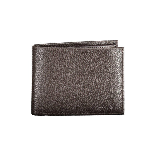 Calvin Klein Brown Leather Men Wallet CA-10830