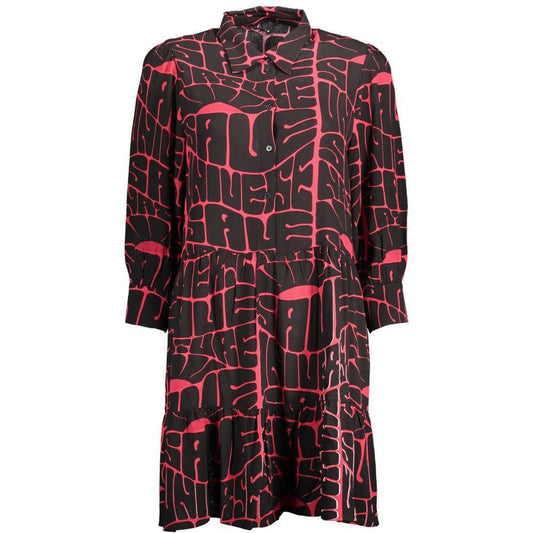 Desigual Black Viscose Women Dress DE-14482-M