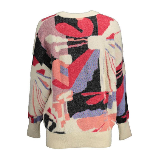 Desigual White Viscose Women Sweater DE-15007-M