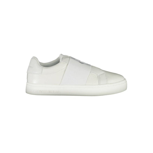 Calvin Klein White Leather Women Sneaker