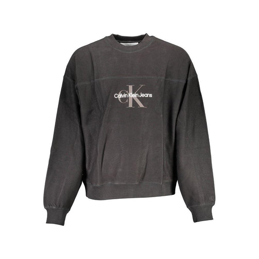 Calvin Klein Black Cotton Men Sweater