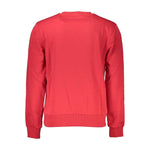 Cavalli Class Red Cotton Men Sweater