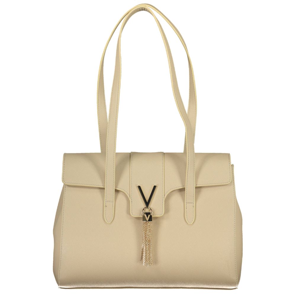 Front view with bag zipped and handles upright.