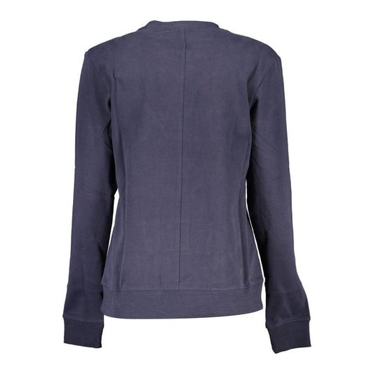 North Sails Blue Cotton Women Sweater
