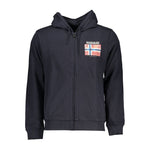 Napapijri Blue Cotton Men Sweater