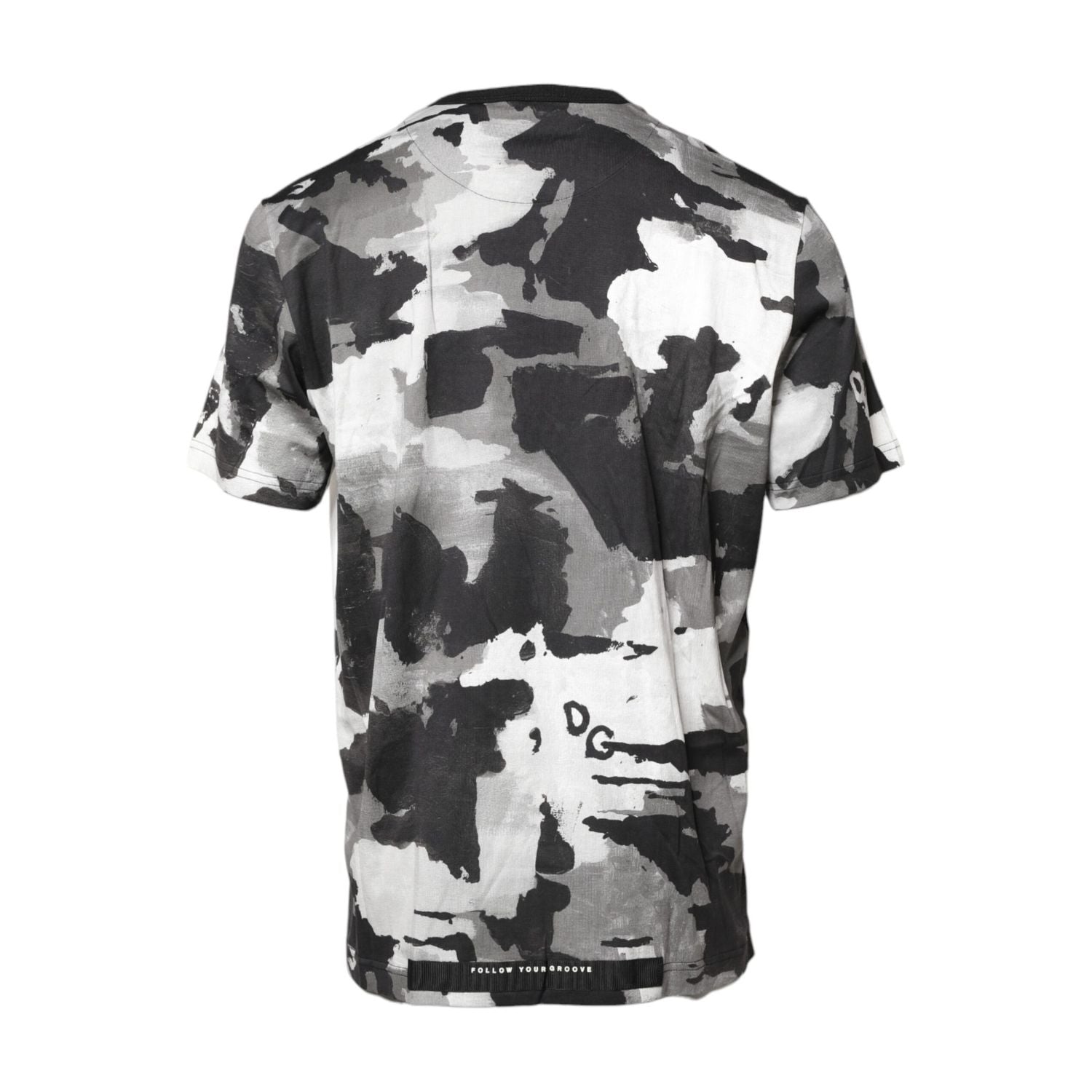 Dolce & Gabbana Multicolor Camouflage Crew Neck T-shirt