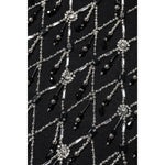 Dolce & Gabbana Black Cashmere Embellished Long Sleeves Top