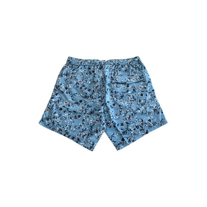 Trussardi Beachwear Light Blue Polyester Men Swim Trunk