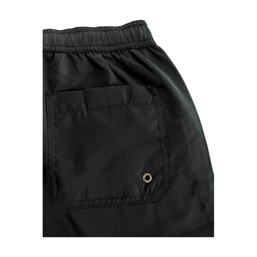 Trussardi Beachwear Black Polyester Men Swim Short