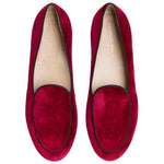 Charles Philip Red Velvet Loafer CH-15376-EU41/US8