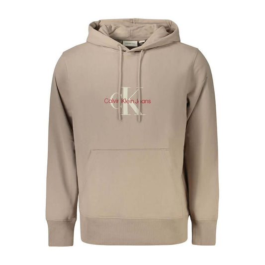 Calvin Klein Beige Cotton Men Sweater CA-32975-XL