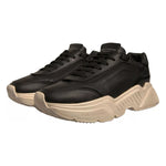 Dolce & Gabbana Black White Daymaster Low Top Sneakers Shoes