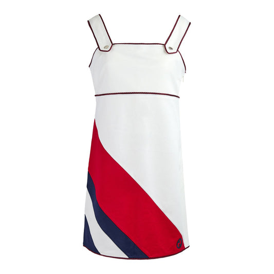 Gucci White polyester and Cotton short dress