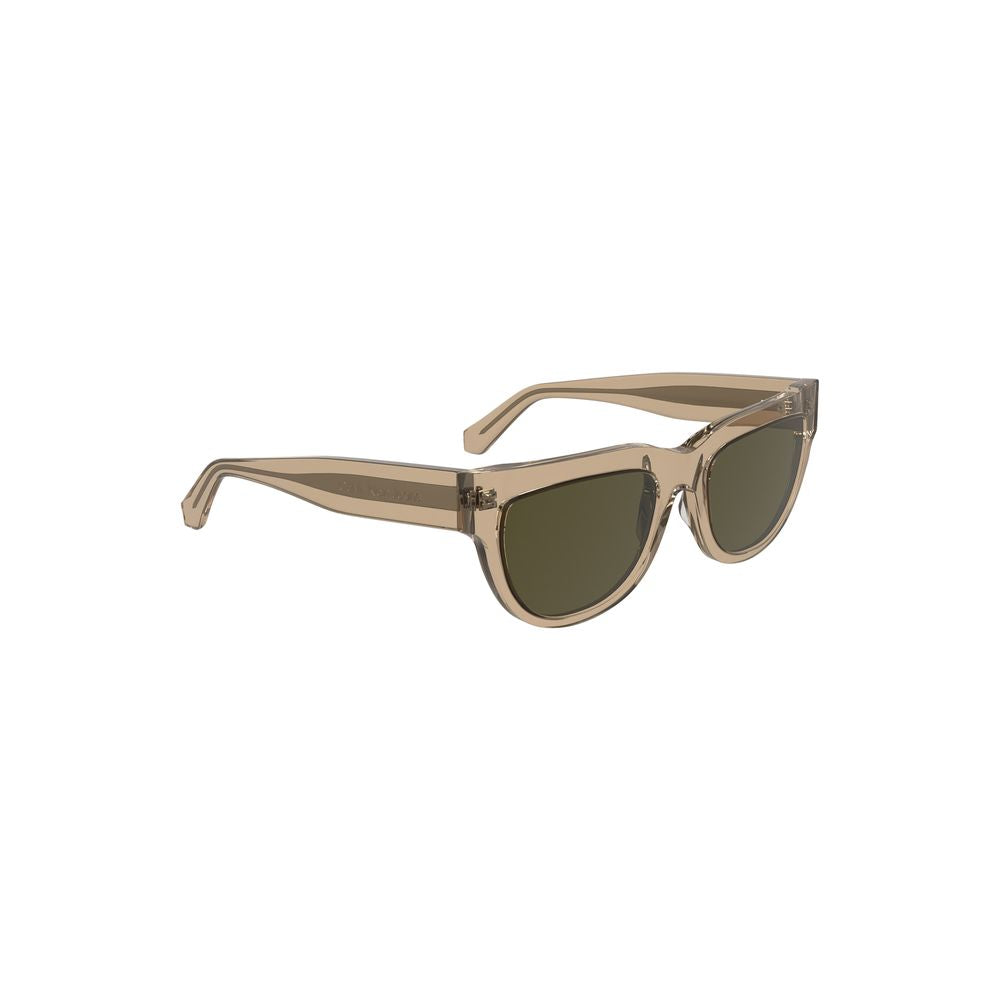 Calvin Klein Brown Acetate Sunglass