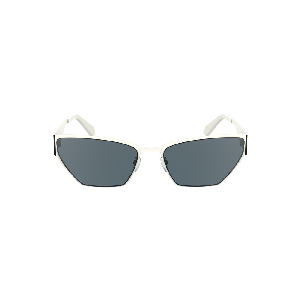 Calvin Klein White Metal Sunglass