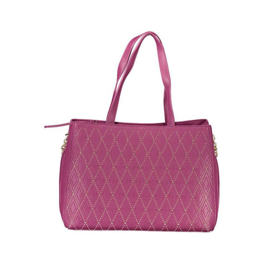 Mario Valentino Purple Polyethylene Handbag