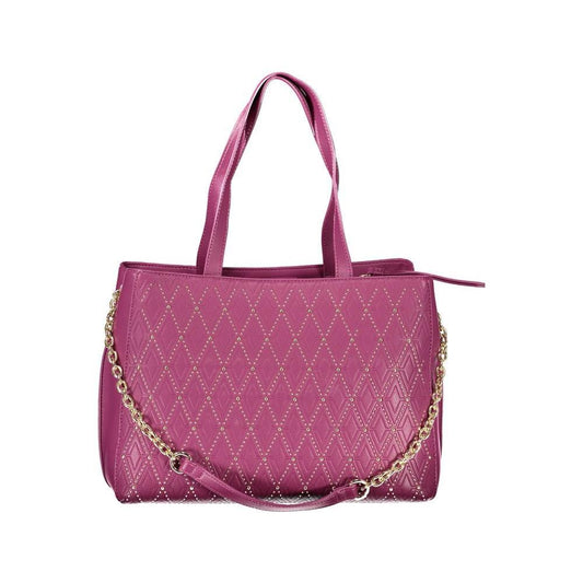 Mario Valentino Purple Polyethylene Handbag