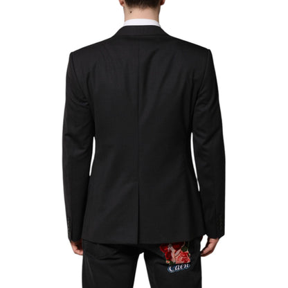 Dolce & Gabbana Dark Gray MARTINI Single Breasted Jacket