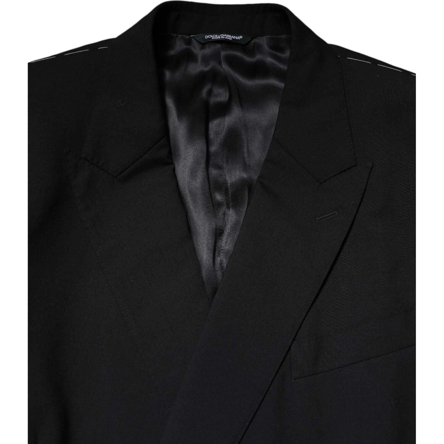 Dolce & Gabbana Black MARTINI Double Breasted Suit Jacket KOS2352-54