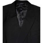 Dolce & Gabbana Black MARTINI Double Breasted Suit Jacket KOS2352-54