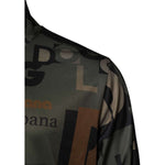 Dolce & Gabbana Multicolor Logo Full Zip Men Bomber Sweater TSH90599-52