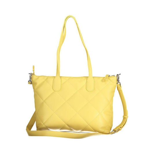 Mario Valentino Yellow Polyethylene Handbag