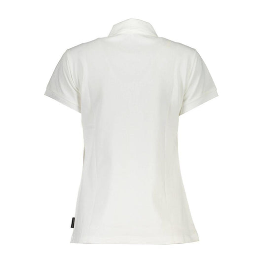 North Sails White Cotton Women Polo Shirt