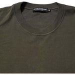 Dolce & Gabbana Dark Green Long Sleeves Crew Neck T-shirt
