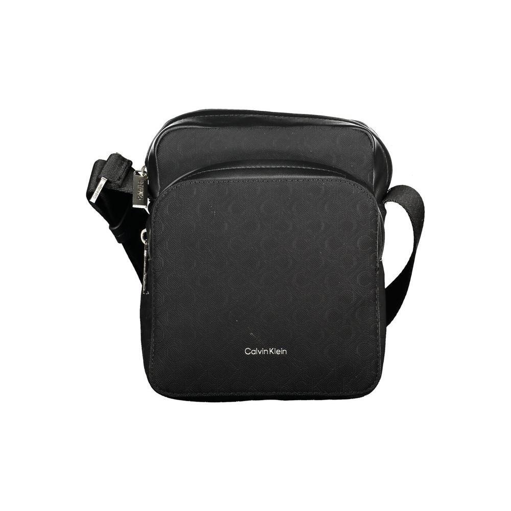 Calvin Klein Black Polyester Men Shoulder Bag