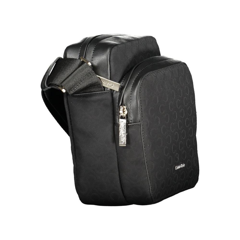 Calvin Klein Black Polyester Men Shoulder Bag