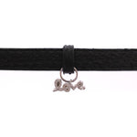 Nialaya Snakeskin CZ LOVE 925 Silver Bracelet Bracelet