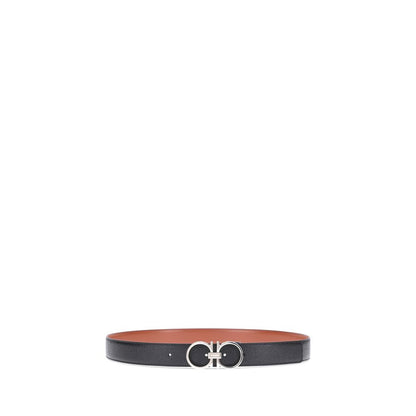 Ferragamo Brown Calf Leather Bos Taurus Regular Belt