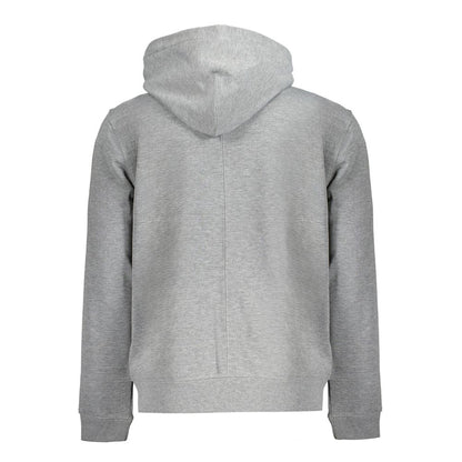 Calvin Klein Gray Recycled Polyester Men Hoodie