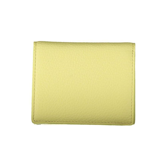Coccinelle Yellow Leather Wallet