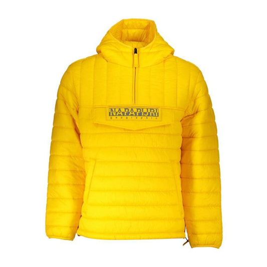 Napapijri Yellow Polyamide Men Jacket