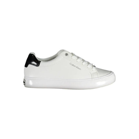 Calvin Klein White Leather Women Sneaker