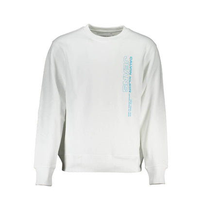 Calvin Klein White Cotton Men Sweater