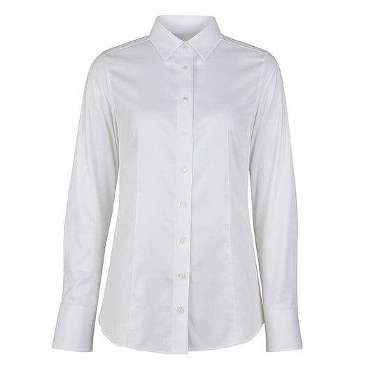 Made in Italy White Cotton Women's Shirt