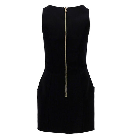 Balmain Black Wool Women's Dress
