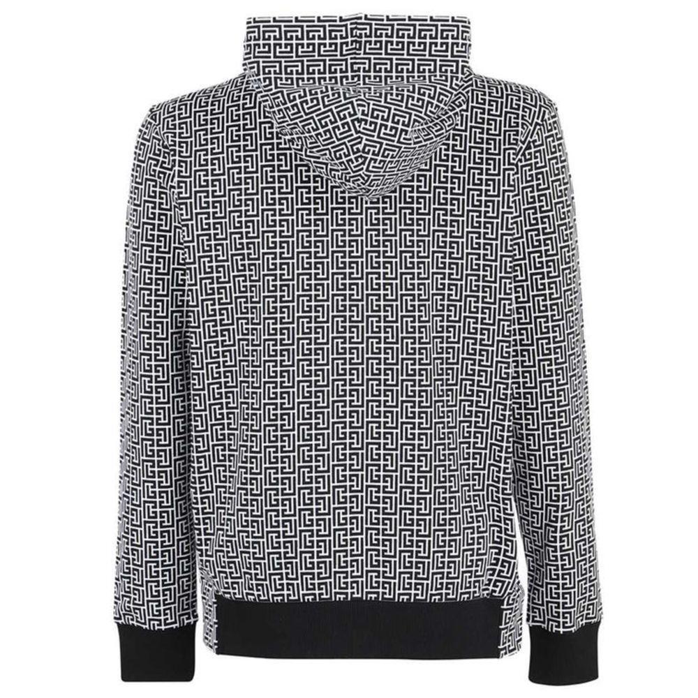 Balmain Black Cotton Sweater