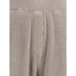 Brunello Cucinelli Ribbed lurex Pants