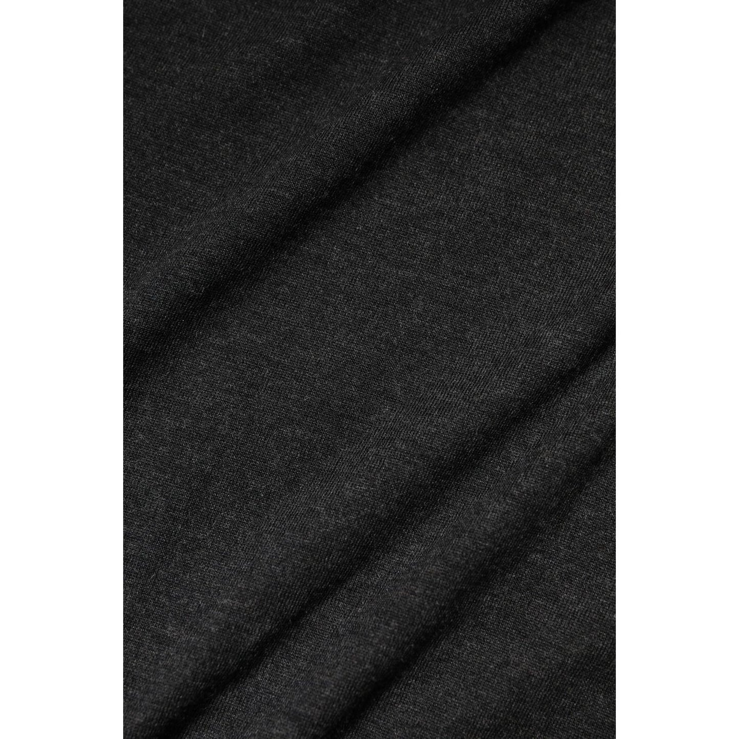 Dolce & Gabbana Gray Long Sleeve Crew Neck Pullover Sweater