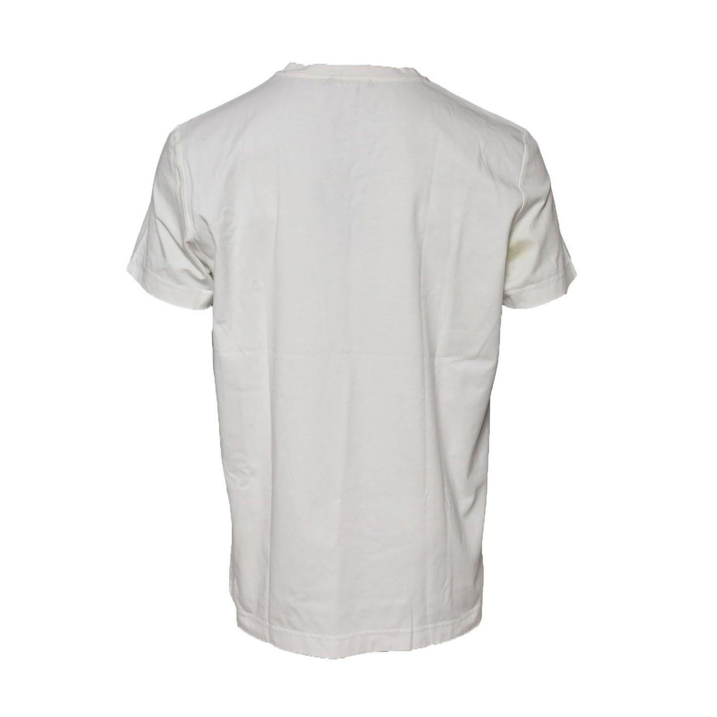 Dolce & Gabbana White Bandana Cotton Men Crew Neck T-shirt