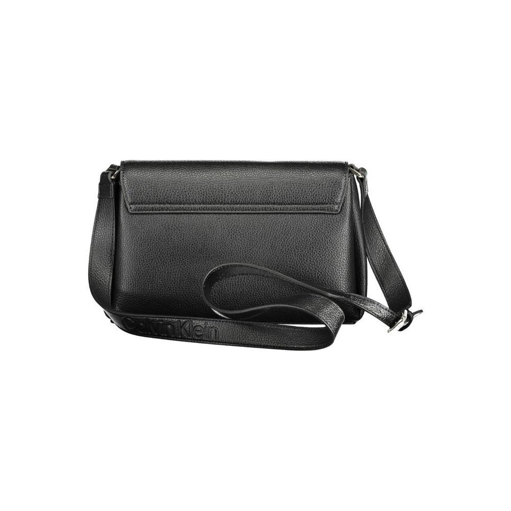 Calvin Klein Black Polyester Women Handbag CA-11804