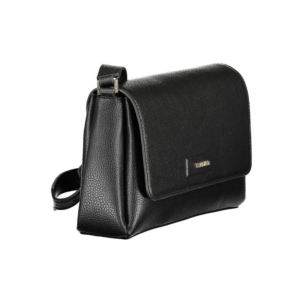 Calvin Klein Black Polyester Women Handbag CA-11804
