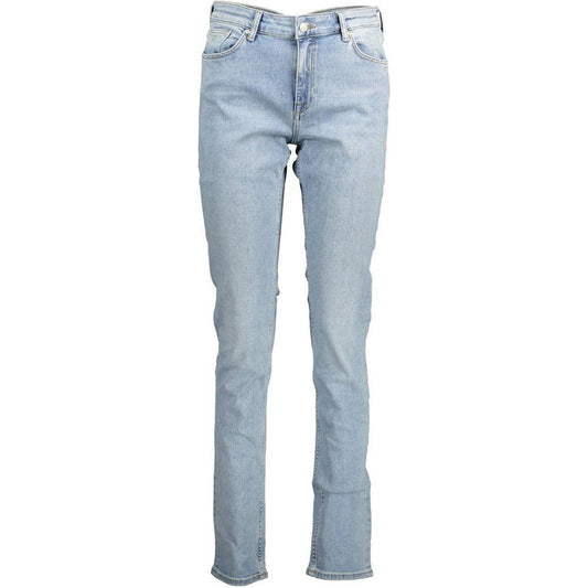 Gant Light Blue Cotton Women Jeans GA-14737-W30 | L34