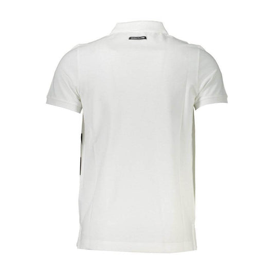 Cavalli Class White Cotton Men Polo