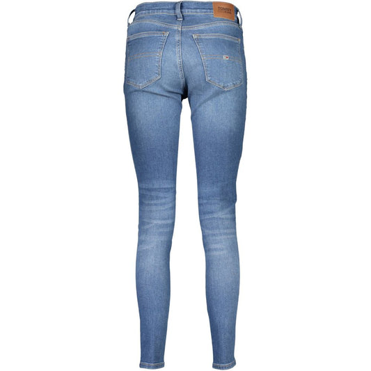 Tommy Hilfiger Blue Cotton Women Skinny Jean
