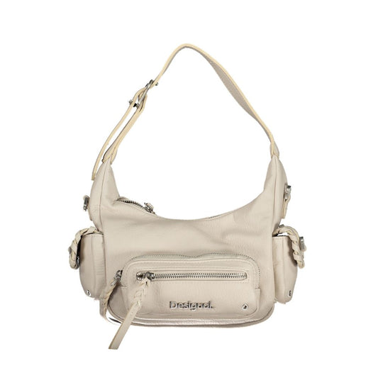 Desigual White Polyethylene Handbag DE-28051